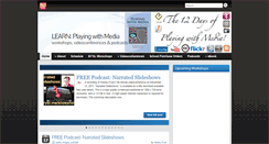 Desktop Screenshot of learn.playingwithmedia.com